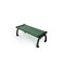 Frog Furnishings Green 4' Heritage Backless Bench with Black Frame PB 4GREBFHERBAC - alternate 1